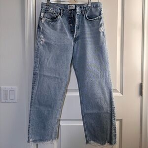 Agolde Mid Rise 90s Crop Jeans